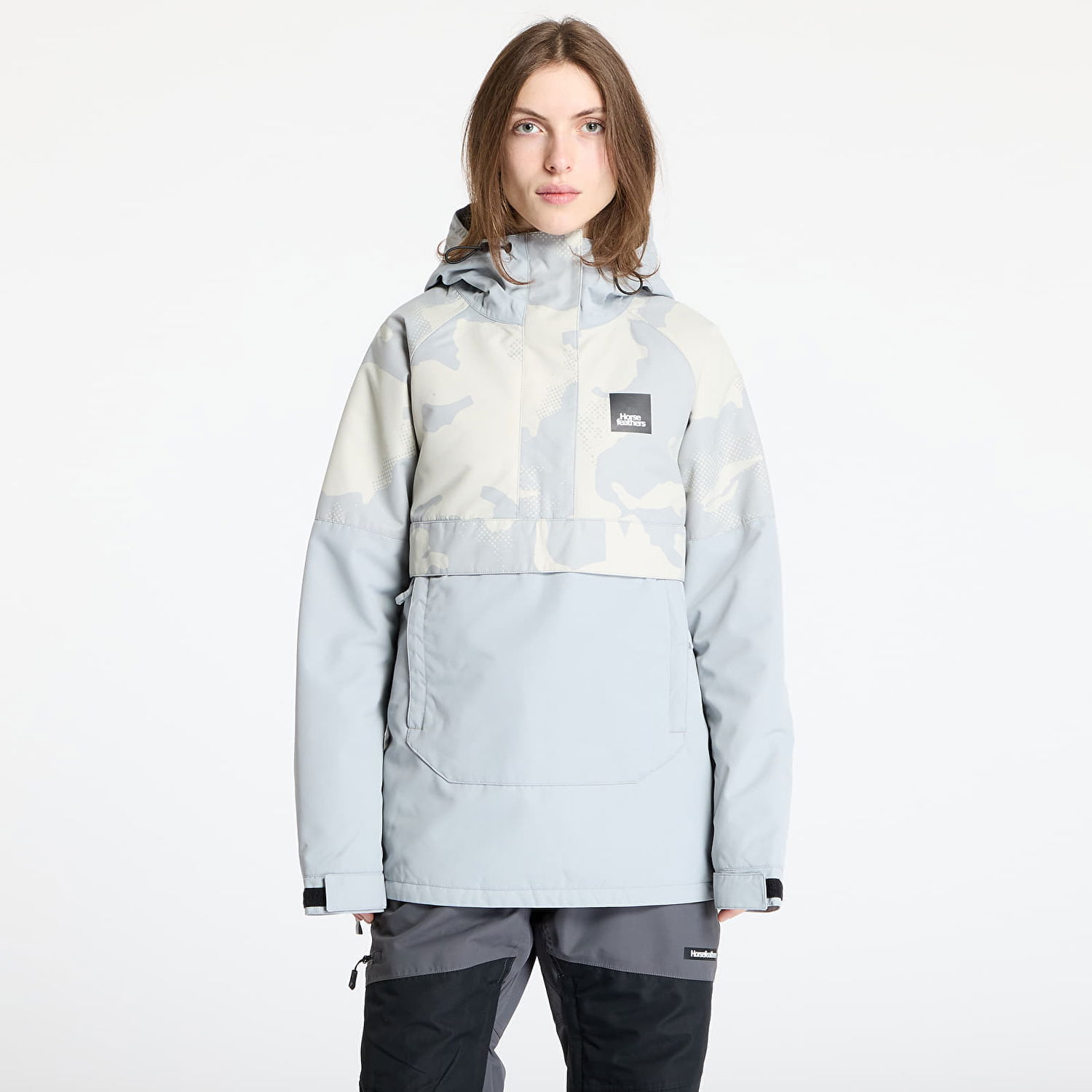 Vindjacka Horsefeathers Women's Printed Anorak Snowboard Jacket Blå | OW224C, 0