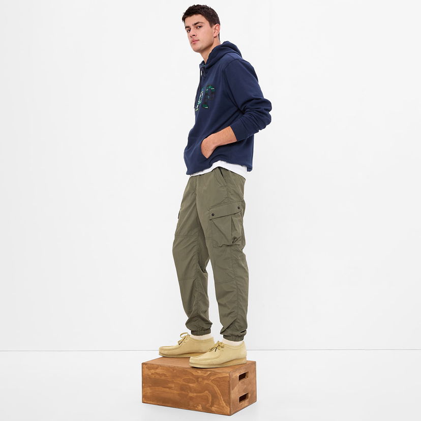 Byxor GAP Jogger Pants Greenway Grön | 487058-01