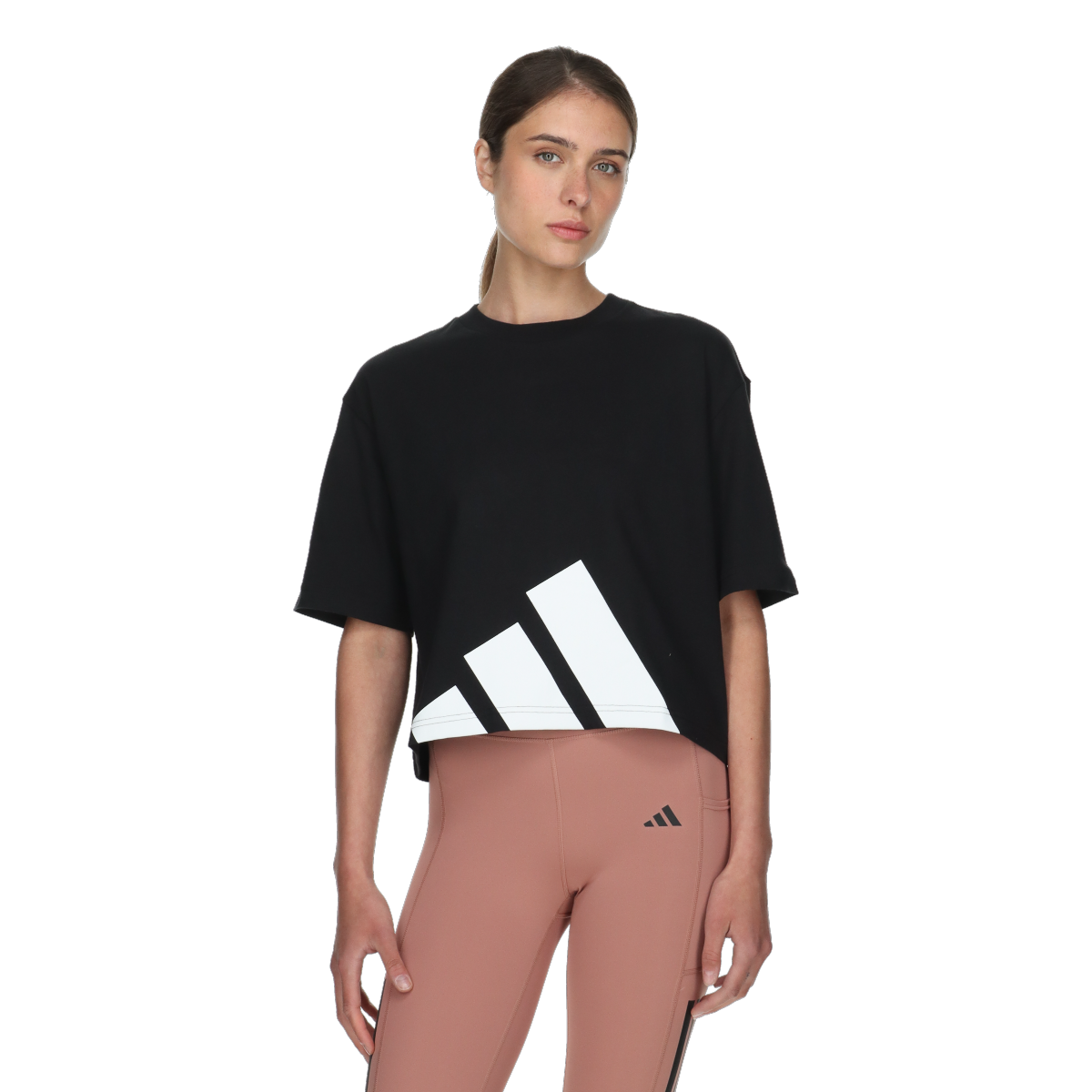 Crop top adidas Originals Essentials Cropped T-Shirt with 3-Bar Logo Svart | JG8736, 0