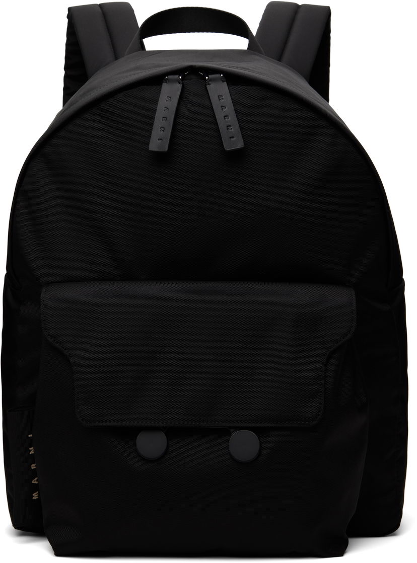 Ryggsäck Marni Marni Cordura Cityscape Backpack Svart | ZAMQ0048A1 P8184