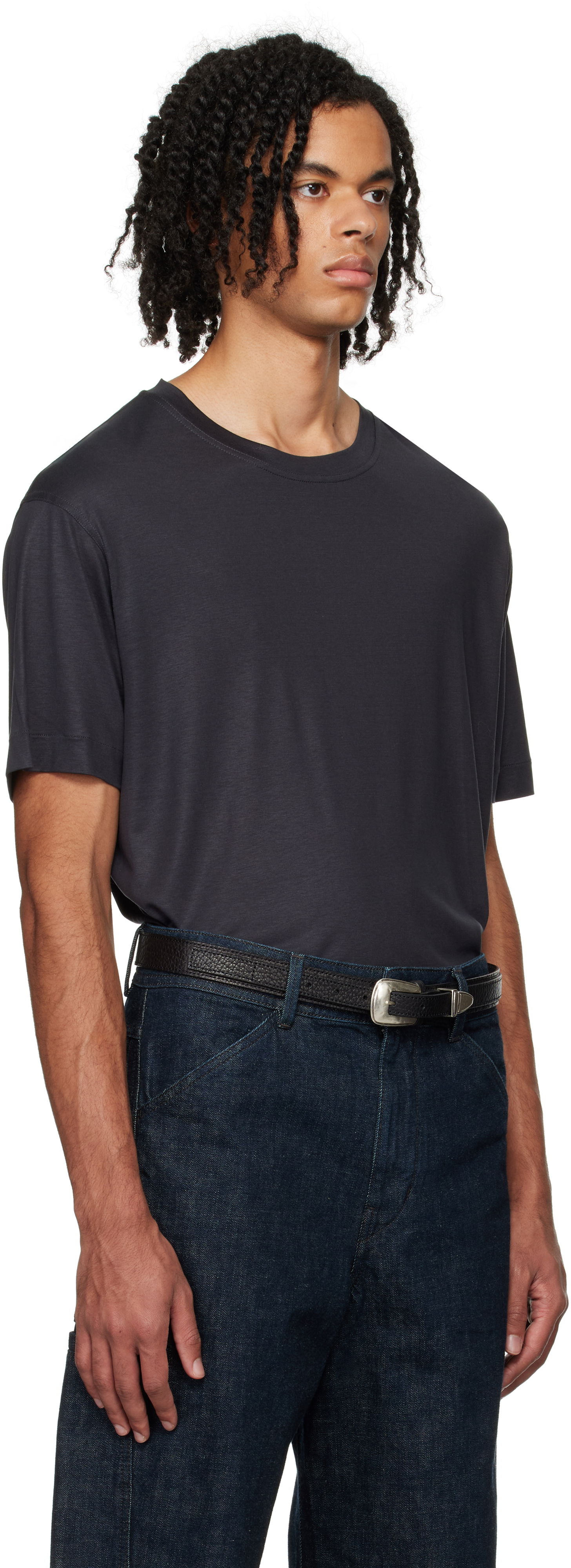 T-shirt LEMAIRE Lemaire Short Sleeve T-Shirt Grå | TO1295 LJ1026, 1