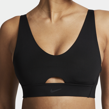 Behå Nike Indy Plunge Cutout Medium-Support Padded Sports Bra Svart | DV9837-010, 1