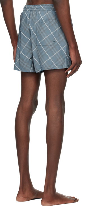 Badkläder Burberry Burberry Check Swim Shorts Blå | 8110726, 2