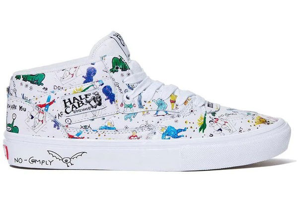 Sneakers och skor Vans Half Cab No Comply x Daniel Johnston Vit | VN0A5FCDWTM, 0