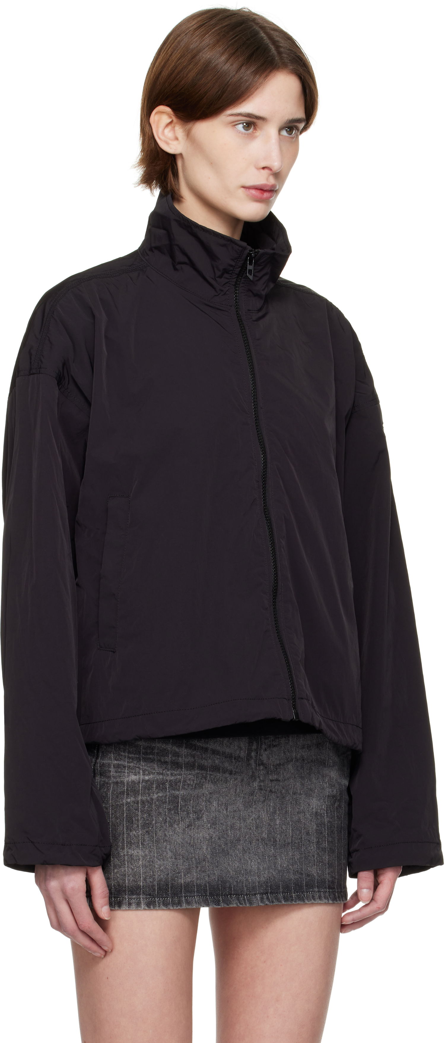 Vindjacka Diesel G-Leam Zip-Up Jacket Svart | A16815 0AKAD, 1