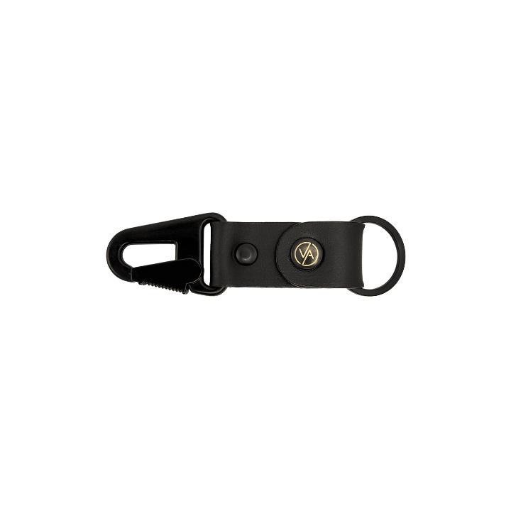 Nyckelringar Vasky Leather Keychain with Carabiner Svart | A-0223-001, 0