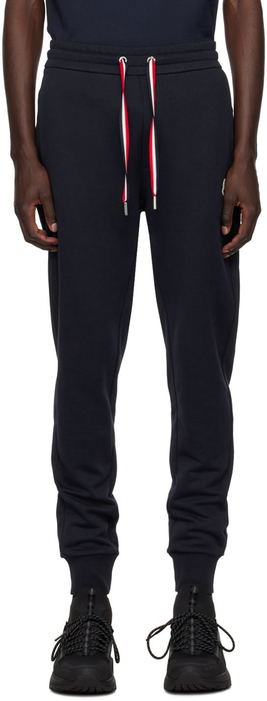 Träningsbyxor Moncler Drawstring Mörkblå | I20918H0000989A5W, 0