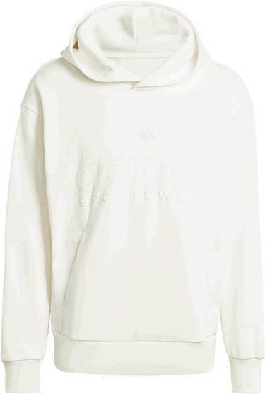 Sweatshirt adidas Performance Fleece Graphic Hoodie Vit | IY6594, 1