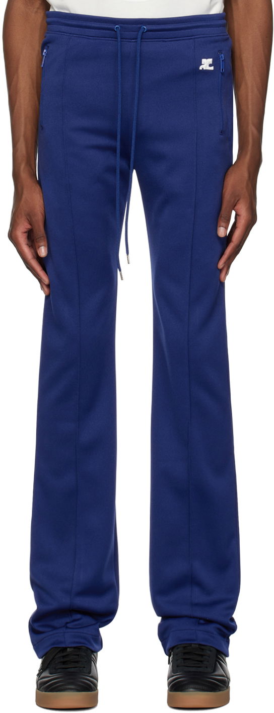 Träningsbyxor Courrèges Courrèges Interlock Track Pants Blå | 123JPA079JS0002