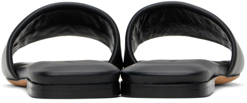 Sneakers och skor Anine Bing Slides With Logo Accent Svart | A-14-9100-000, 1