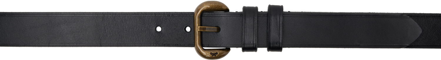 Bälten Max Mara Vaimy Leather Belt Svart | 2515501044600, 0