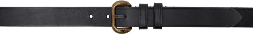 Bälten Max Mara Vaimy Leather Belt Svart | 2515501044600
