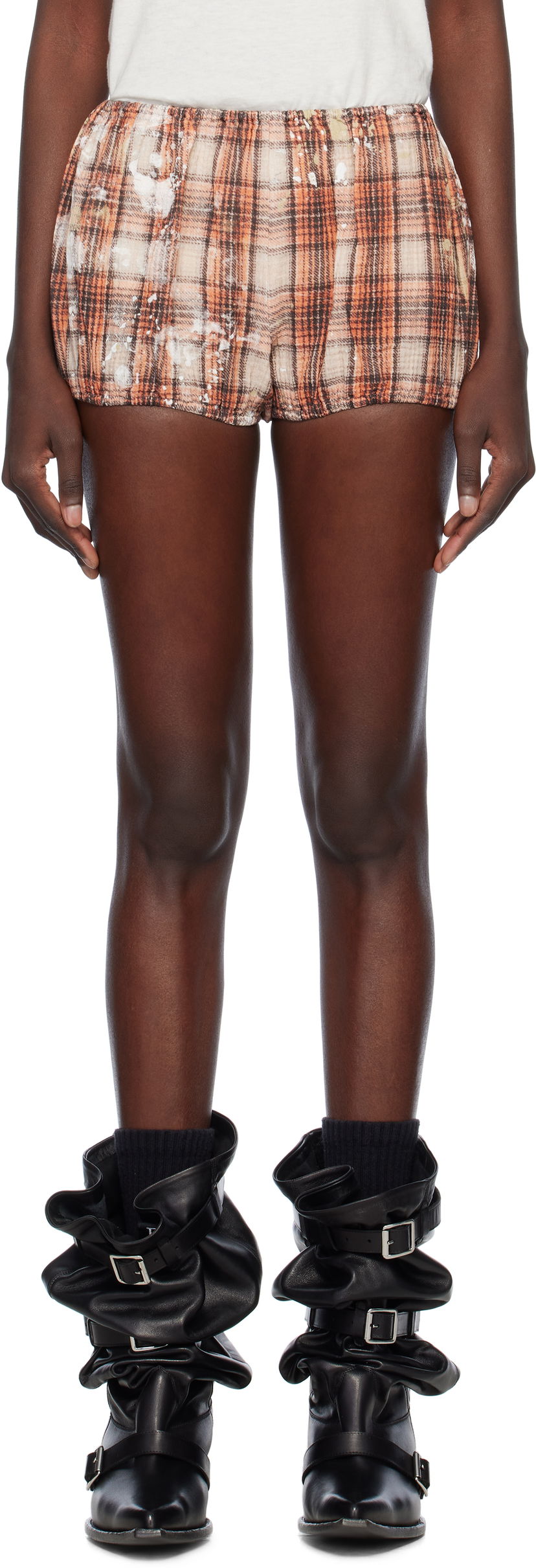 Shorts R13 R13 Bloomer Shorts Orange | R13WR394-R472B
