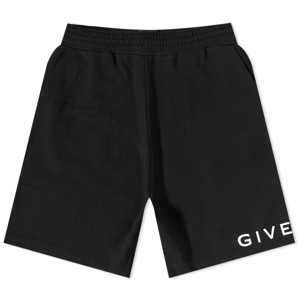 Shorts Givenchy Logo Sweat Short Svart | BM51863YAC-001, 0