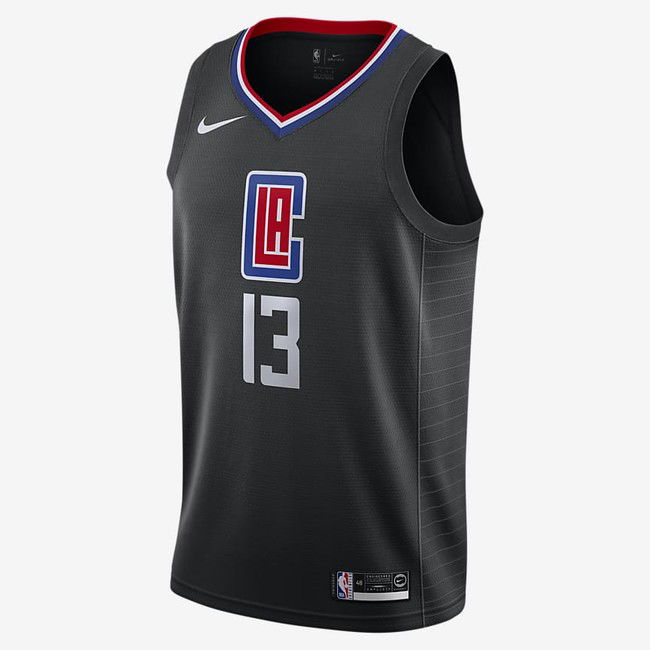 Jersey Nike Kawhi Leonard Clippers Statement Edition 2020 Jersey Svart | CV9480-011, 0