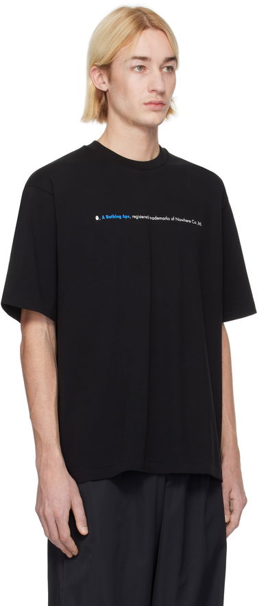 T-shirt BAPE Relaxed Fit Logo T-shirt Svart | 001TEK801319M, 1