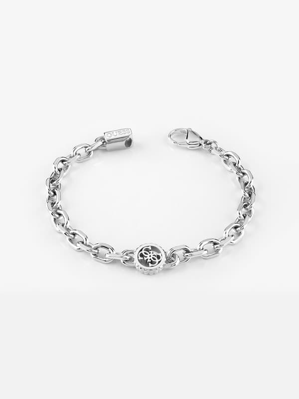 Armband GUESS "Log-In" Bracelet Metallisk | JUMB02103JW, 0