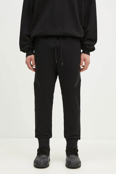 Träningsbyxor C.P. Company Diagonal Raised Fleece Lens Sweatpants Svart | 17CMSP084A005086W, 0