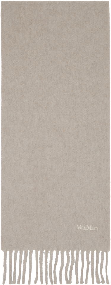 Halsduk Max Mara Scilli Fringed Scarf Mörkblå | 2524546052600, 3