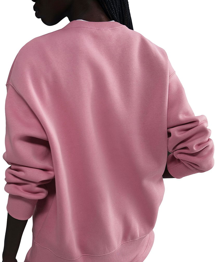 Sweater Nike Sportswear Phoenix Fleece Oversized Crewneck Sweatshirt Rosa | FZ4270-699