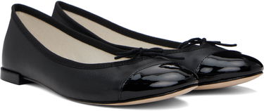Kläder Repetto Repetto Flora Bi-Material Ballerina Flats Svart | V639VVEN, 3