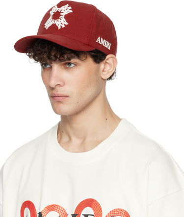 Keps AMIRI 'MA' Quad Canvas Cap Röd | AMHACP1034, 3