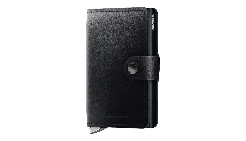 Plånbok Secrid Premium Black Leather Mini Cardholder Svart | MDu-Black