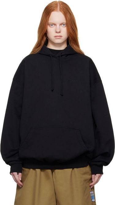 Sweatshirt VETEMENTS Vetements Logo Oversized Hoodie Svart | UH76HD100B, 0