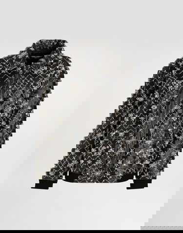 Jacka Dolce & Gabbana Dolce & Gabbana Vintage Leather Jacket With Embroidery Svart | F9T91ZGDDGBS8400, 0