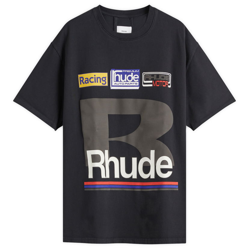 T-shirt Rhude Rhude Petrol Patch T-Shirt, Size Large Svart | RHSS25TT12012-2306