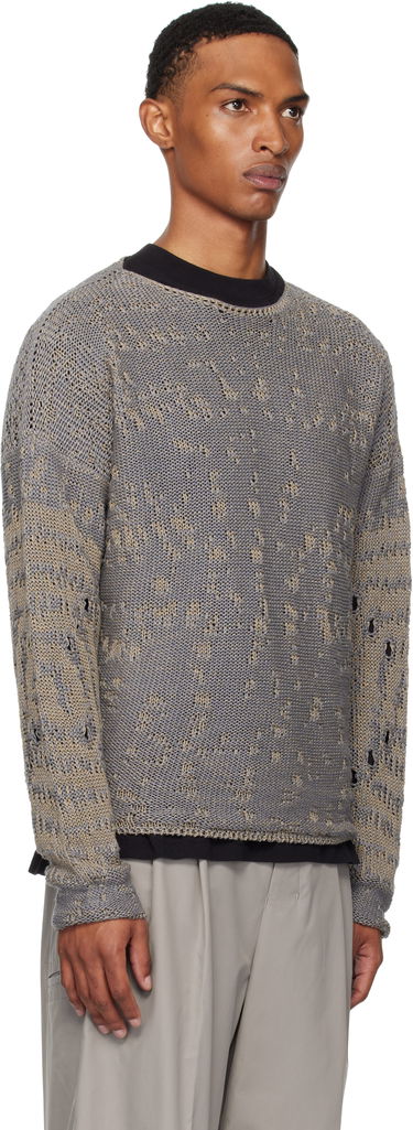 Sweater ROA ROA Vortex Crewneck Sweater Grå | RBMW0439YA62, 1