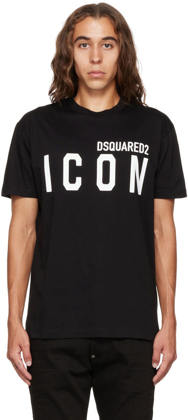 T-shirt DSQUARED2 Dsquared2 Icon T-Shirt Svart | S79GC0003