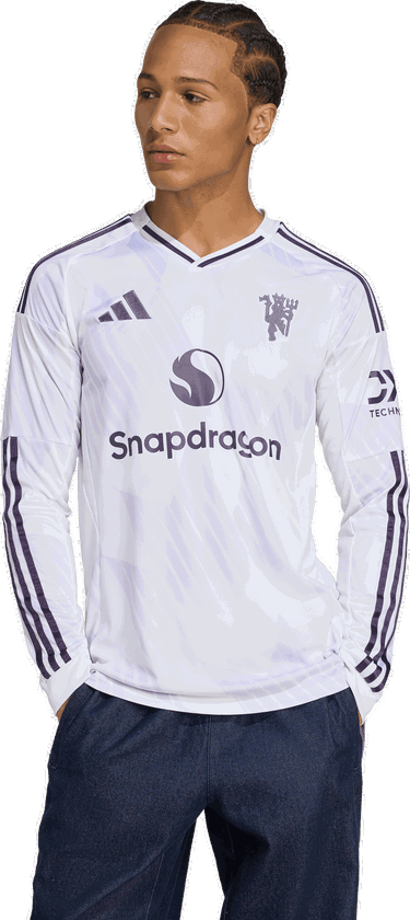 Jersey adidas Originals Manchester United FC 2025/26 Away Jersey Vit | jp3025, 3