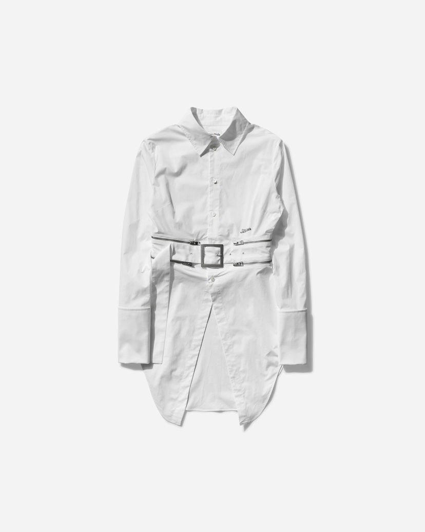 Skjorta Jean Paul Gaultier Belted Shirt Vit | 25-33-F-CH087I-C071 01