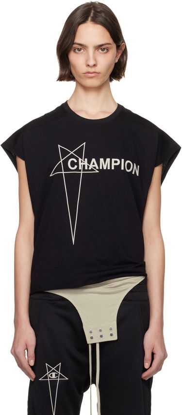 Linne Rick Owens Rick Owens Champion Edition Micro Tatlin Tank Top Svart | CW01E1668 CHJG, 0