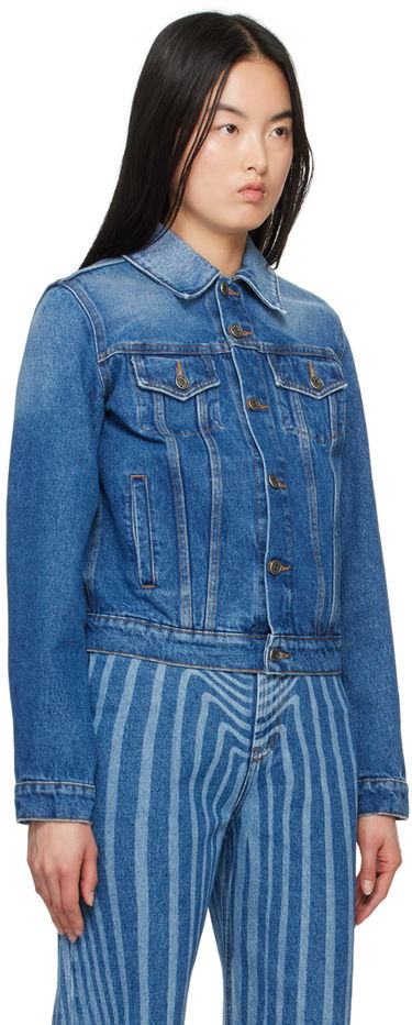 Jacka Jean Paul Gaultier Gaultier Printed Denim Jacket Blå | 24/25-U-VE040I-D013-5701, 1