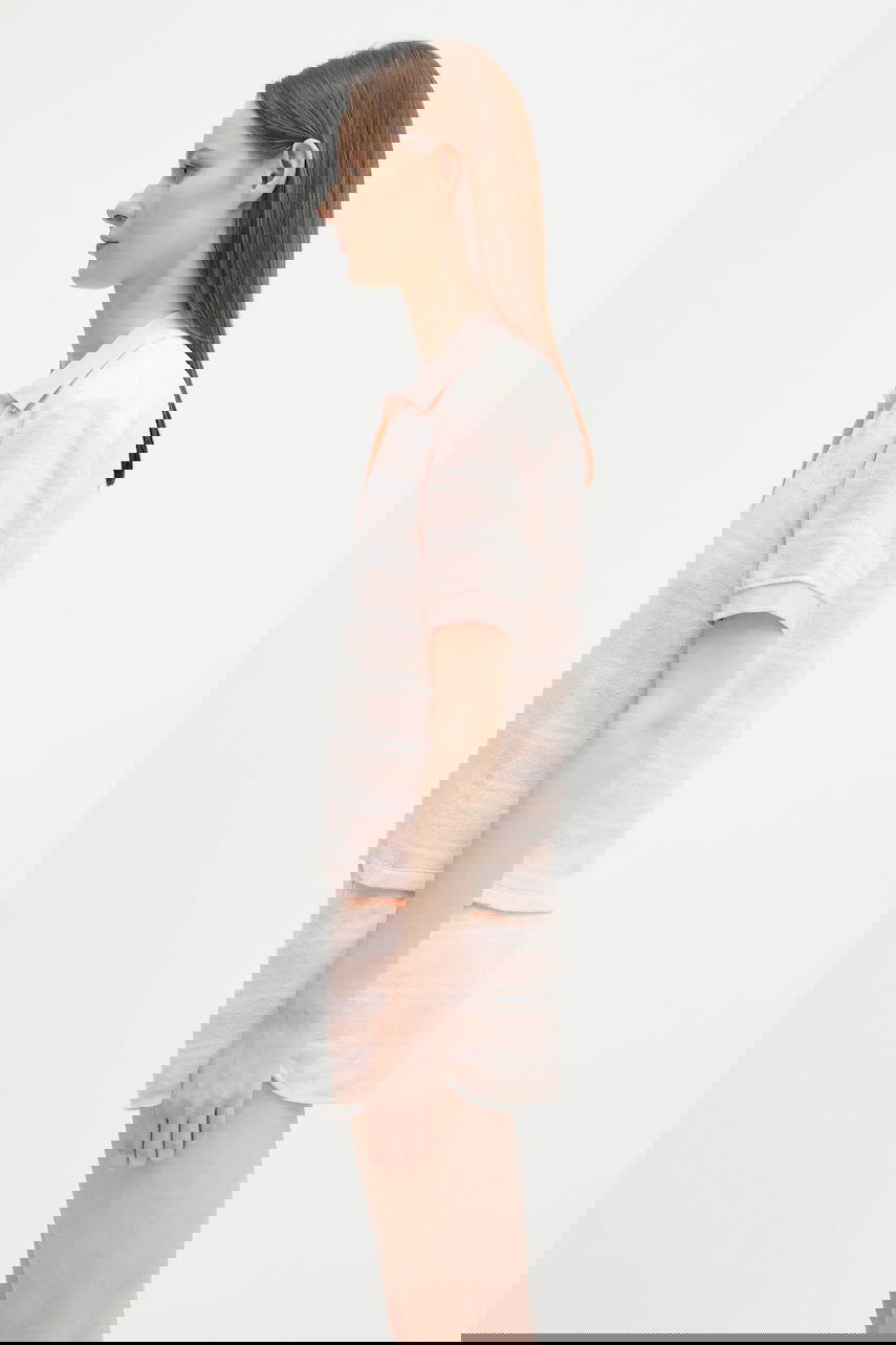 Träningsoverall Sporty & Rich Sporty & Rich Src Terry Polo Shirt and Shorts Set Rosa | TO001620302ST65, 1