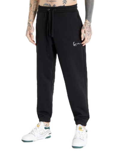 Träningsbyxor Karl Kani Small Signature Essential Regular Fit Sweatpants Svart | KM-PL011-001-01