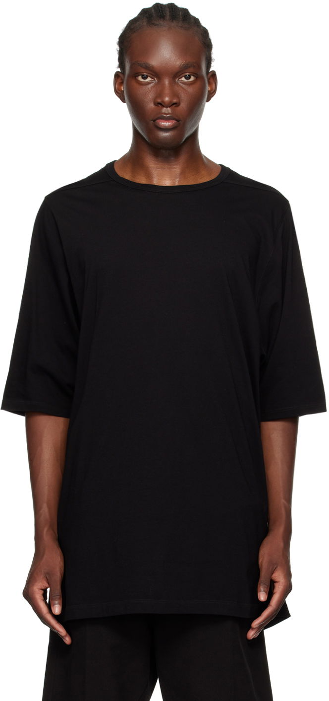 T-shirt Rick Owens Porterville Jumbo Oversized T-Shirt Svart | RU02D6274 JA, 0