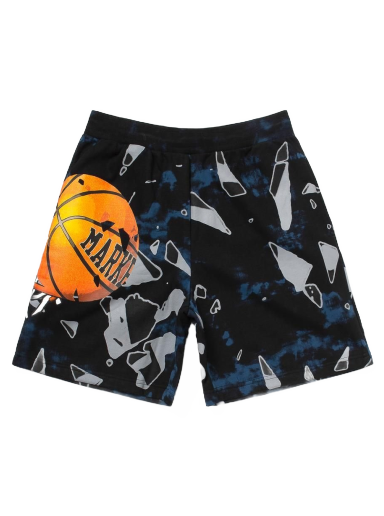 Shorts MARKET Shattered Backboard Tie-Dye Sweatshorts Flerfärgad | 395000241/190134