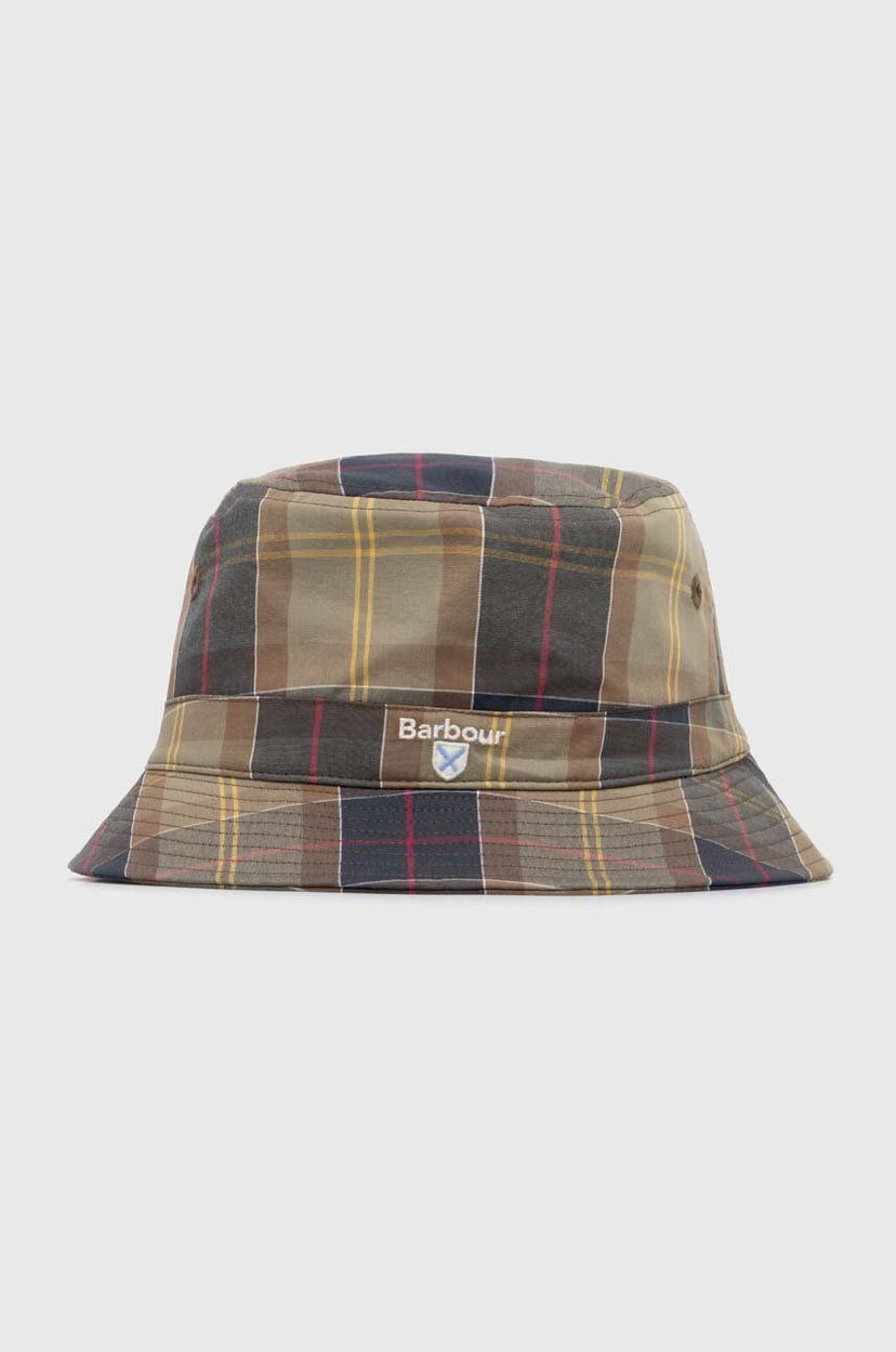 Hatt Barbour Tartan Bucket Hat Grön | MHA0618