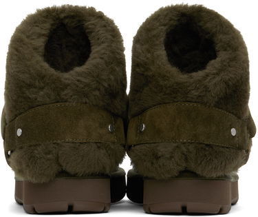Sneakers och skor Burberry Burberry Shearling Chubby Boots Grön | 8092544, 1