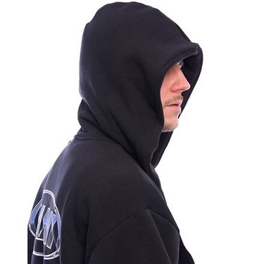 Sweatshirt Karl Kani Karl Kani Woven Signature Chrome Zip Hoodie Svart | KK-60220175, 6