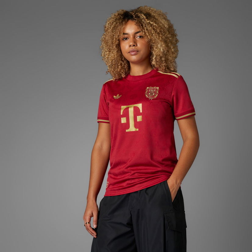 T-shirt adidas Performance FC Bayern Anniversary Jersey Röd | JE6783