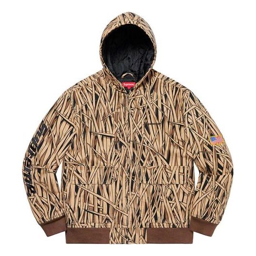 Parkas Supreme Supreme Canvas Hooded Work Jacket Beige | SUP-SS20-384, 0