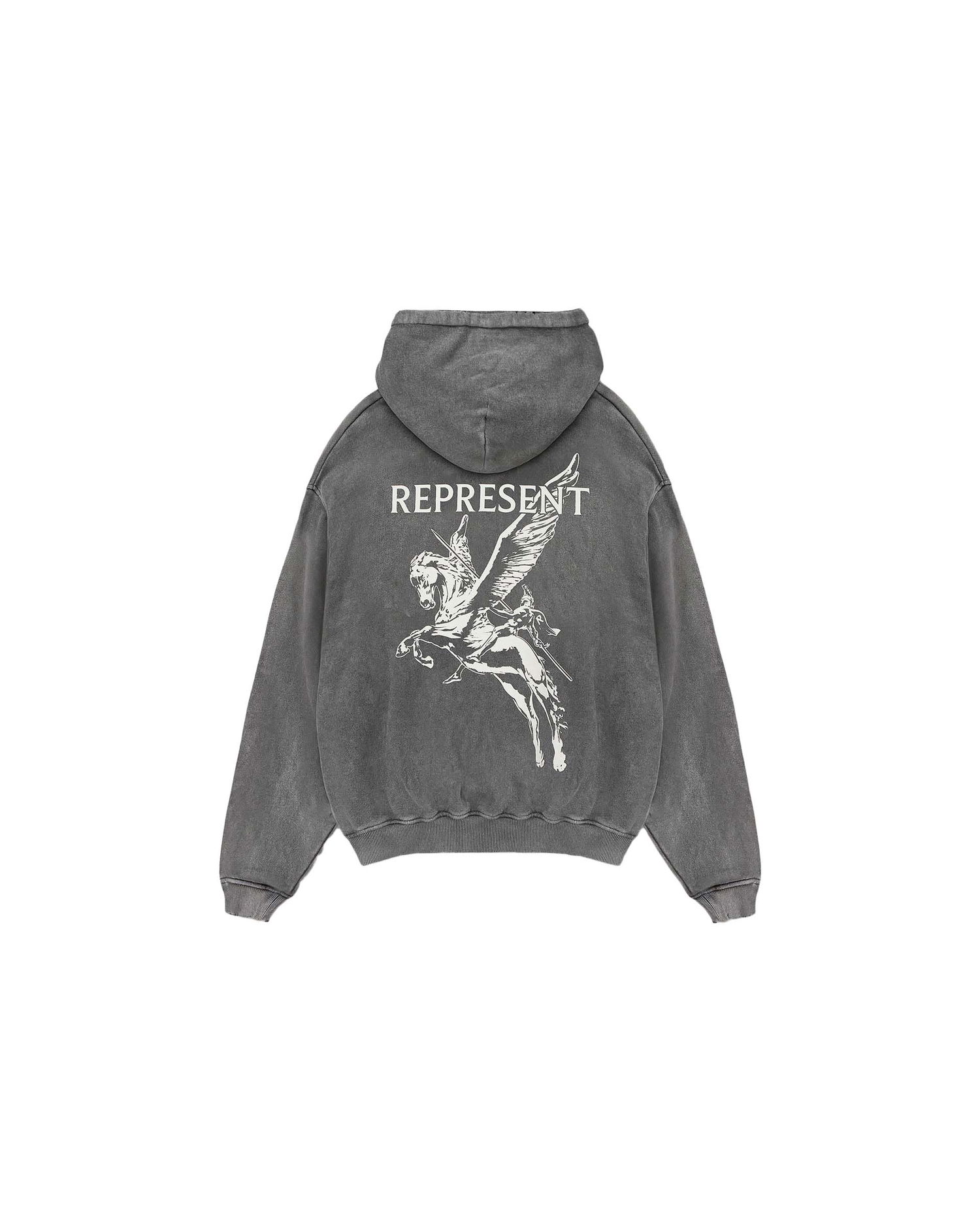 Sweatshirt Represent Clo Represent Mascot Hoodie Vintage Grey Grå | MH4020-20, 0
