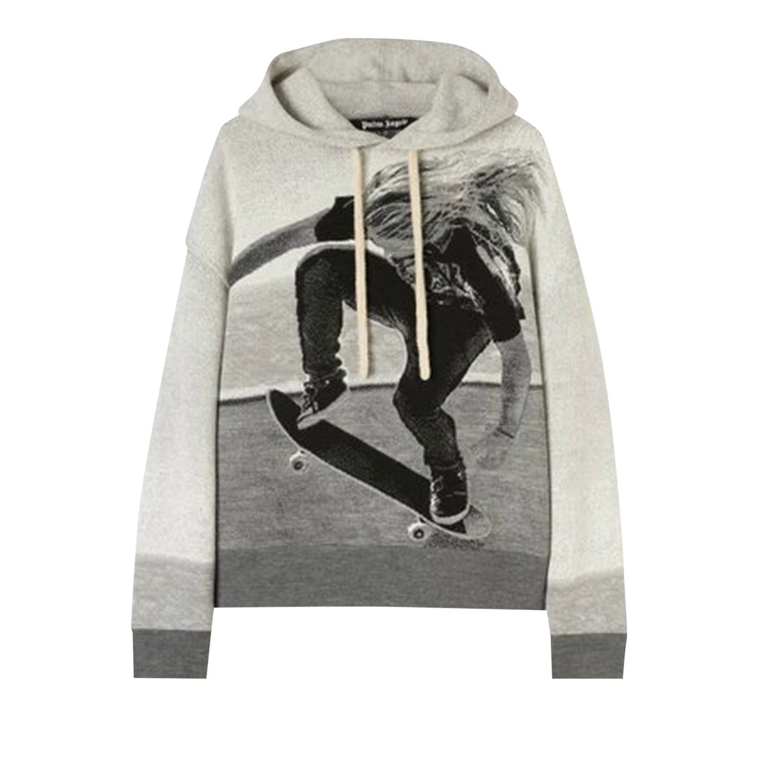 Sweatshirt Palm Angels Skater Hoodie Grå | PMHA055F22KNI0010810, 1