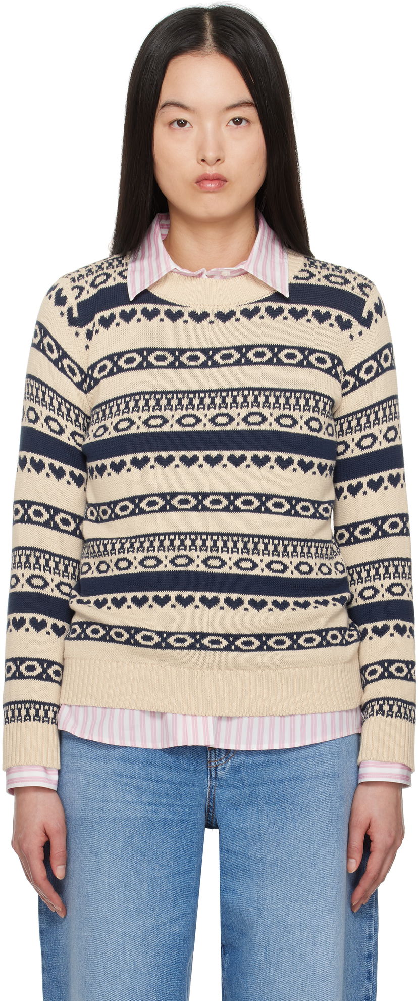 Sweater Max Mara Weekend Max Mara Teheran Knit Sweater Beige | 2515361251600