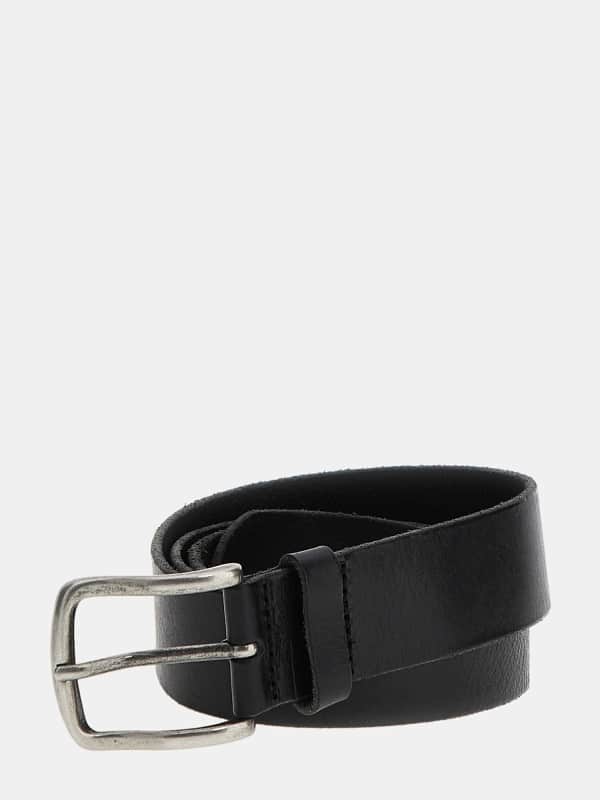 Bälten GUESS Genuine Leather Belt Svart | M4RZ06L0U30, 0