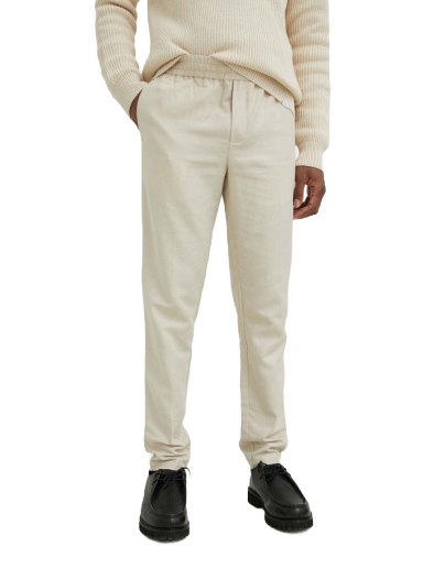 Byxor och jeans Samsoe Samsoe Smithy Trousers Beige | M23100079